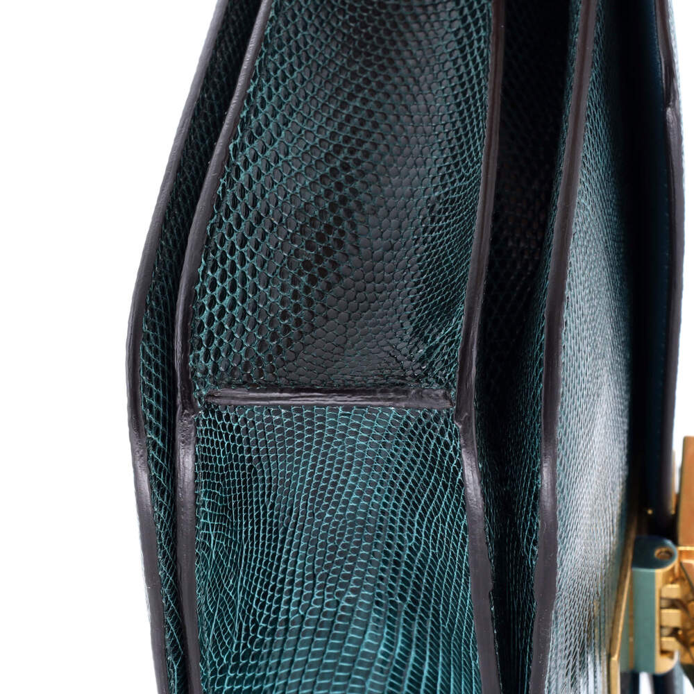 Celine Classic Box Bag Lizard Medium #224711C21B - Picture 6 of 8